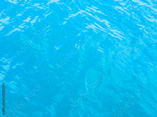 Blue sea water background