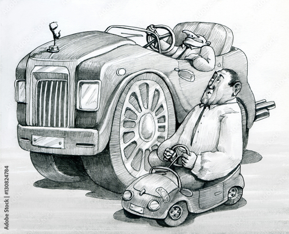 status symbol car Stock Illustration Adobe Stock