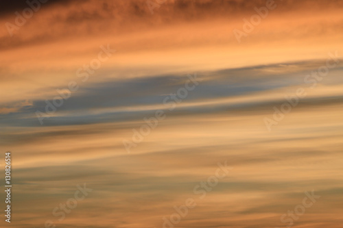 abstract landscape beautiful blue sky in sunset use for background