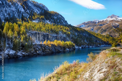 tignes le lac france photo