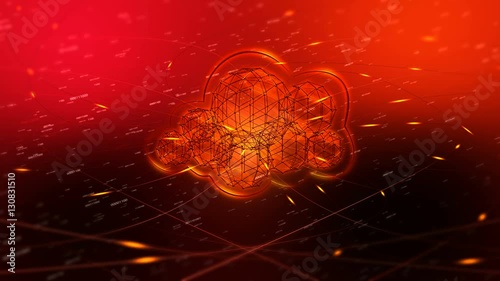 Internet Cloud Services Animation