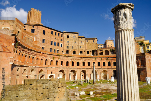 Roman Forum, Rome's historic center, Italy.