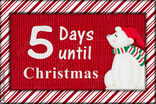 Christmas countdown message