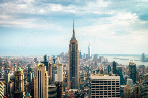 Murais de parede NEW YORK CITY: Observers view Midtown from Top of the Rock Rockefeller center