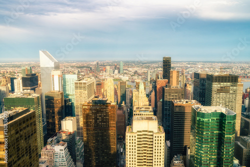 NEW YORK CITY  Observers view Midtown from Top of the Rock Rockefeller center. Manhattan is often described as the cultural and financial capital of the world.