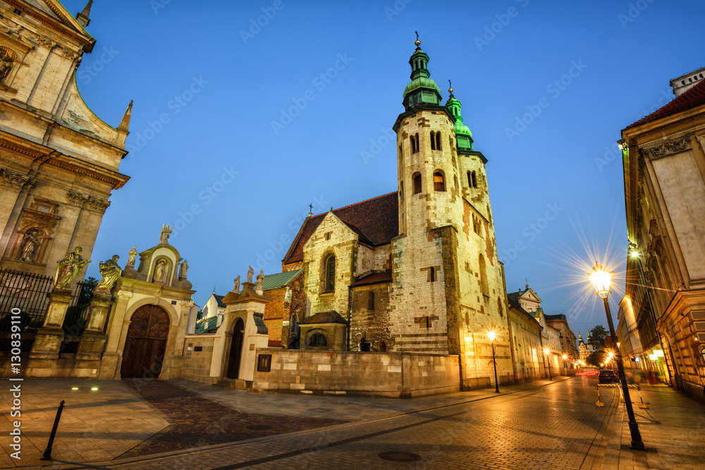 Church of St Andrew, Krakow Old Town, Poland