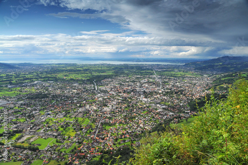 Bodensee and lower Vorarlberg seen from above © Calin