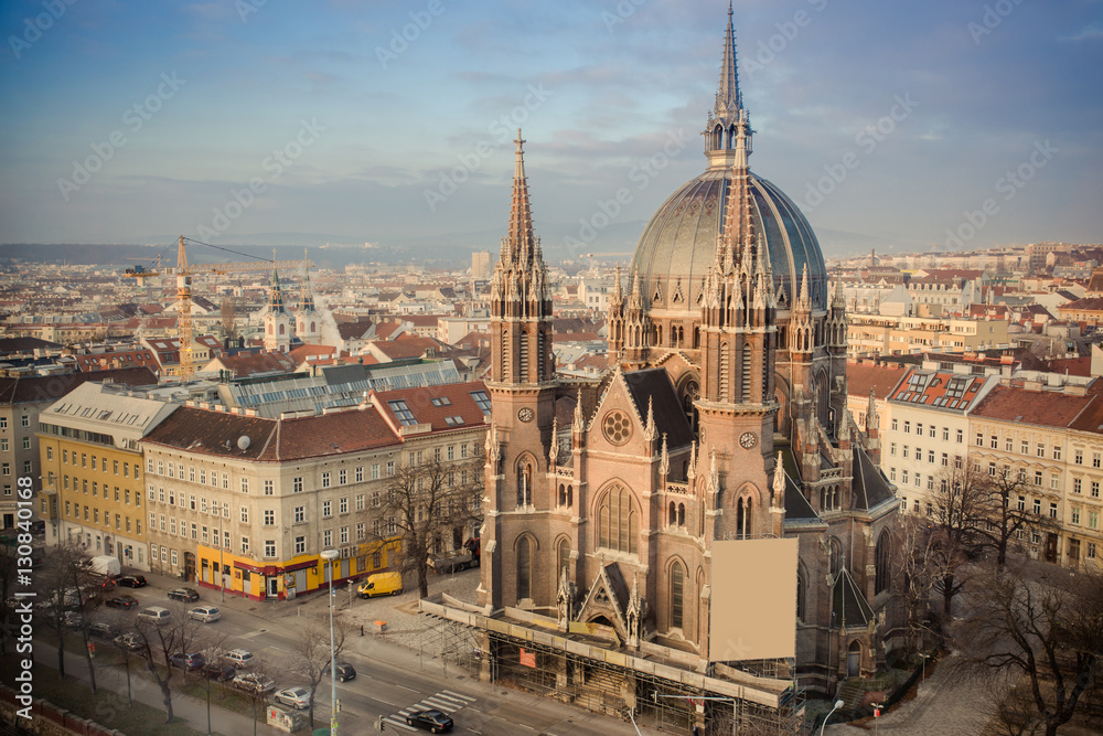 Maria Vom Siege church in Wien - Vienna, Austria, Europe, December 2016