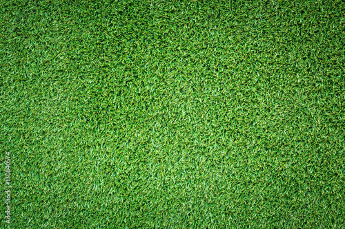 Green Fake grass background photo