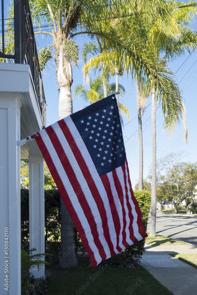 Naklejka premium American Flag
