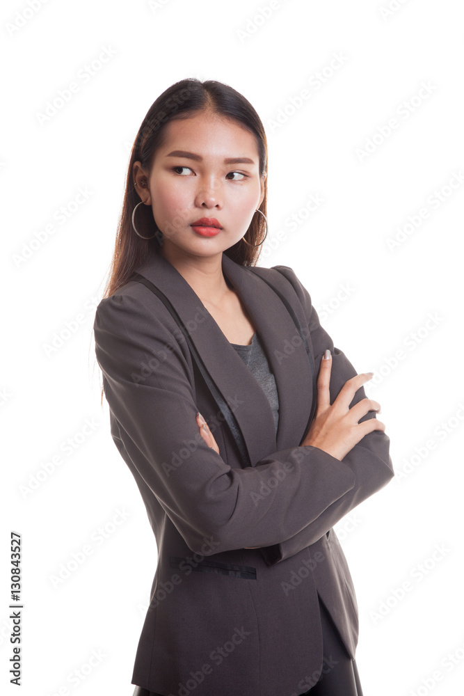 Beautiful young Asian business woman. Beautiful young Asian business woman.