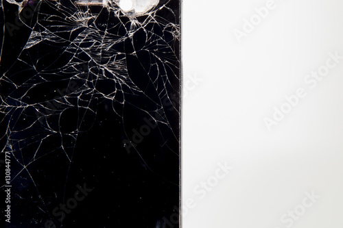 Fotografía teléfono móvil  pantalla rota