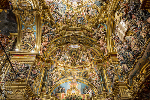 Billede på lærred Altarpiece of the Virgin Colls (San Lorenzo de Morunys)
