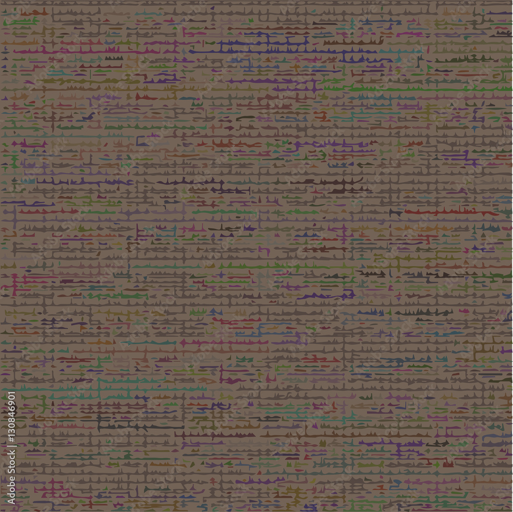 Fototapeta premium Abstract spot pattern on beige background.