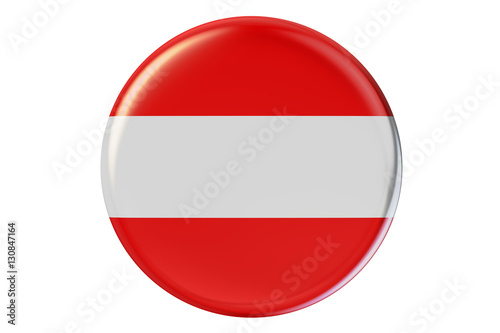 Free Download Badge with flag of Austria, 3D rendering - GFXLoad