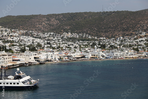 Bodrum Town in Aegean Coast of Mugla, Turkey © EvrenKalinbacak