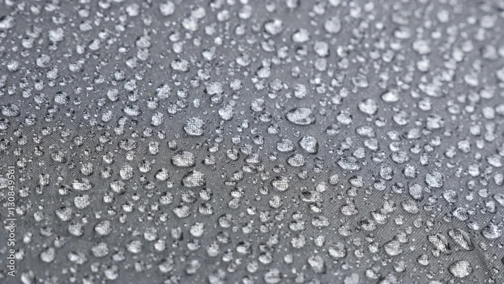 custom made wallpaper toronto digitalProtective water-proof fabric surface on rainy day 4K 2160p 30fps UHD footage - Tiny rain drops covering dark umbrella surface 3840X2160 UltraHD video 