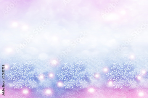 abstract background of snowflakes