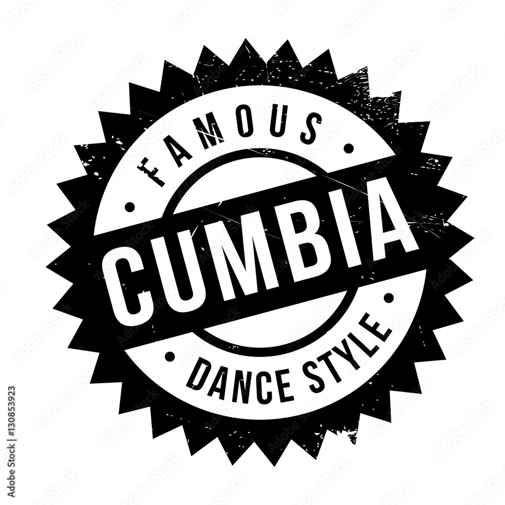 Famous dance style, Cumbia stamp. Grunge design with dust scratches. Effects can be easily removed for a clean, crisp look. Color is easily changed. Famous dance style, Cumbia stamp. Grunge design with dust scratches. Effects can be easily removed for a clean, crisp look. Color is easily changed.