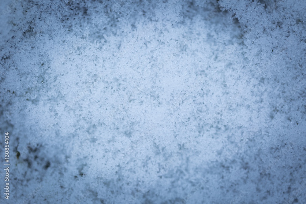 Obraz premium Snow texture in close up.