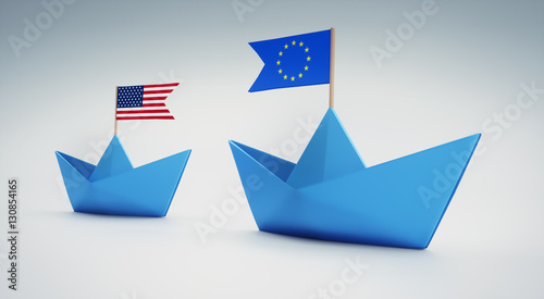 Free Download Papierschiffchen USA + Europa - GFXLoad