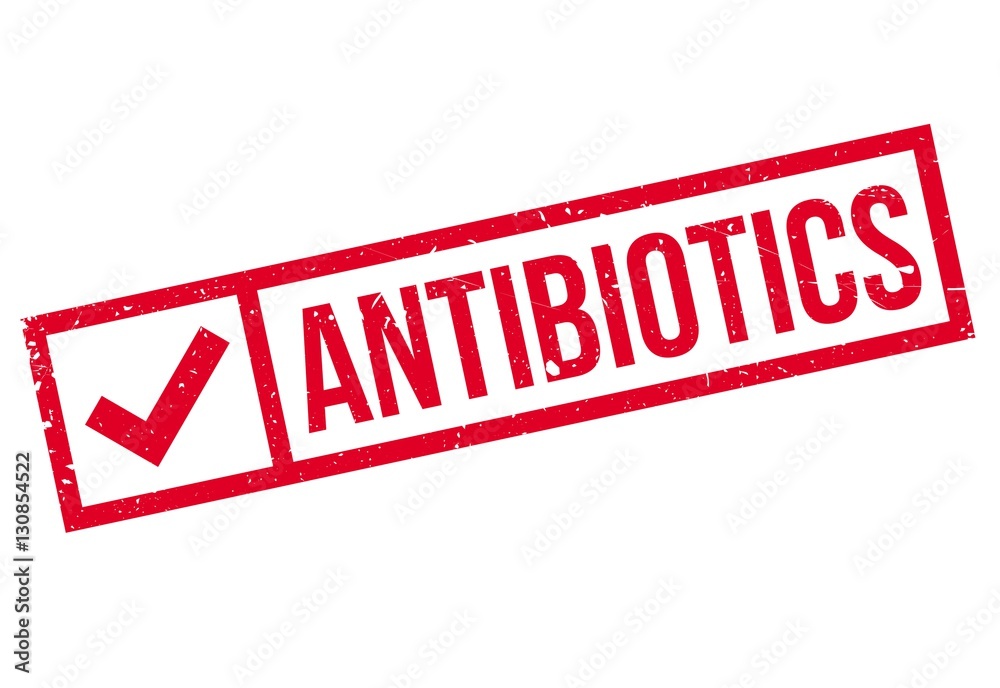 Antibiotics stamp. Grunge design with dust scratches. Effects can be easily removed for a clean, crisp look. Color is easily changed. Antibiotics stamp. Grunge design with dust scratches. Effects can be easily removed for a clean, crisp look. Color is easily changed.