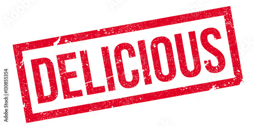 Delicious rubber stamp. Grunge design with dust scratches. Effects can be easily removed for a clean, crisp look. Color is easily changed.