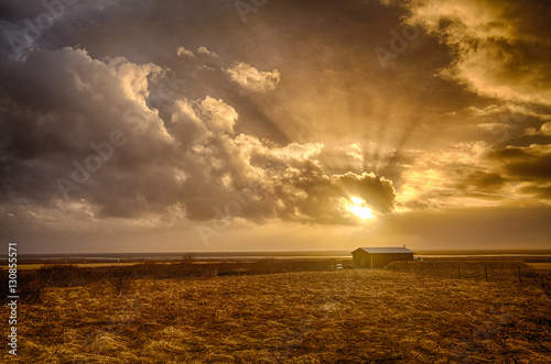 Iceland sunset photo