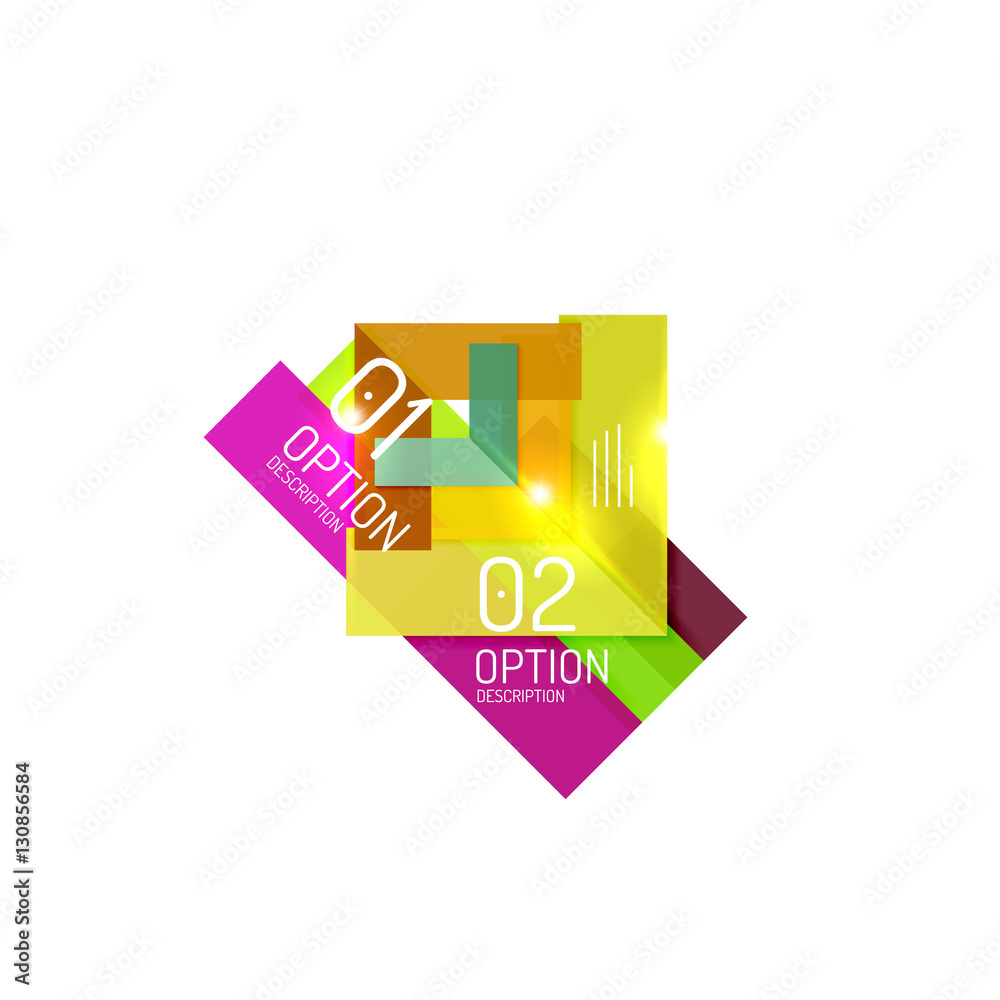 Abstract vector business geometric infographics Abstract vector business geometric infographics