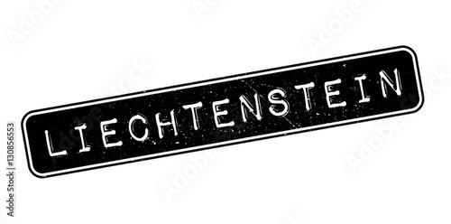 Liechtenstein rubber stamp. Grunge design with dust scratches. Effects can be easily removed for a clean, crisp look. Color is easily changed.