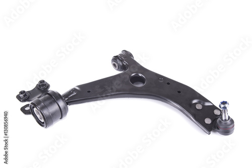 New suspension arm of a vehicle on a white background photo