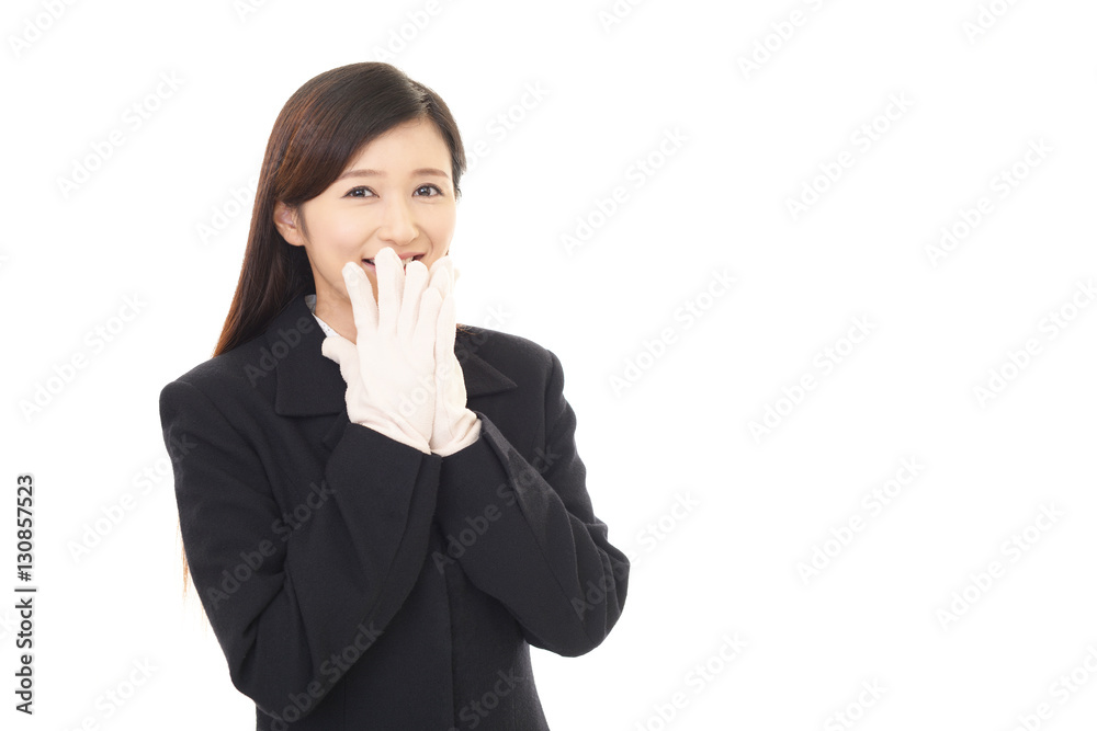 笑顔の女性 笑顔の女性