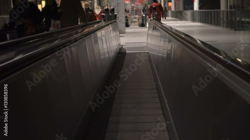 Wallpaper Mural People and escalators in the underground Torontodigital.ca