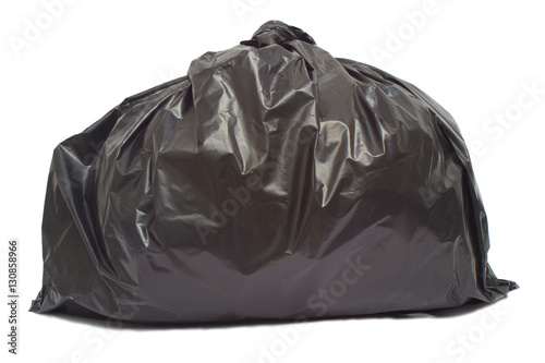 garbage bag isolated on white background