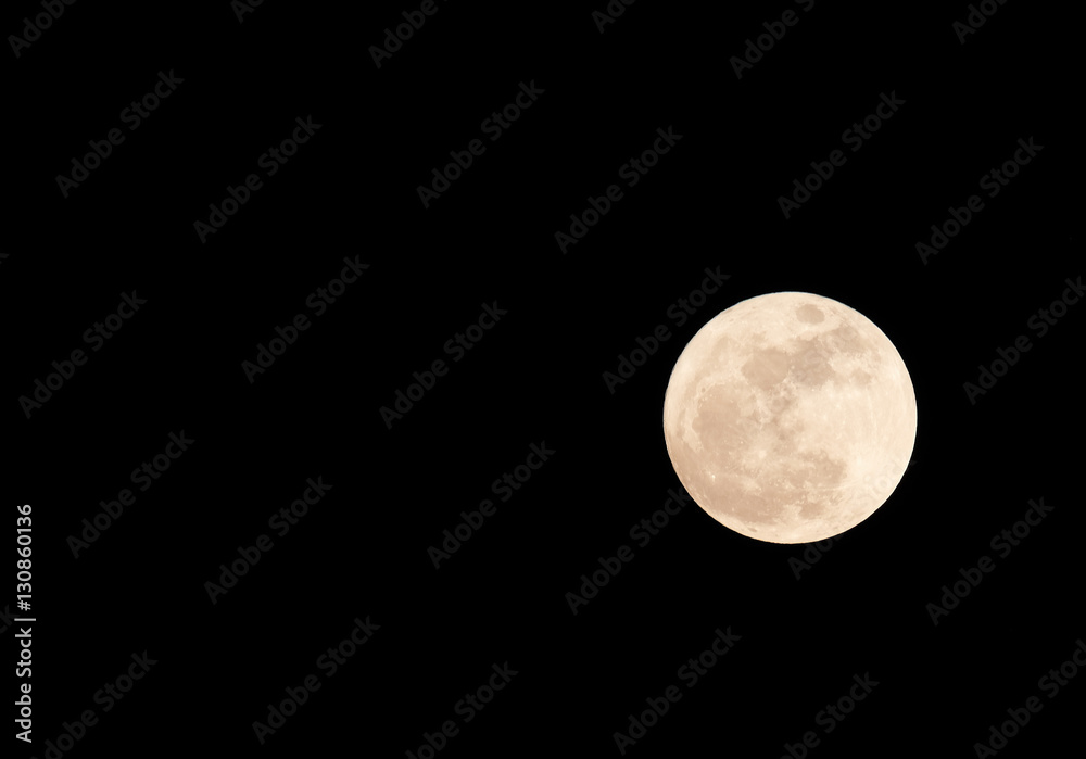 A full moon captured from Bangkok Thailand A full moon captured from Bangkok Thailand