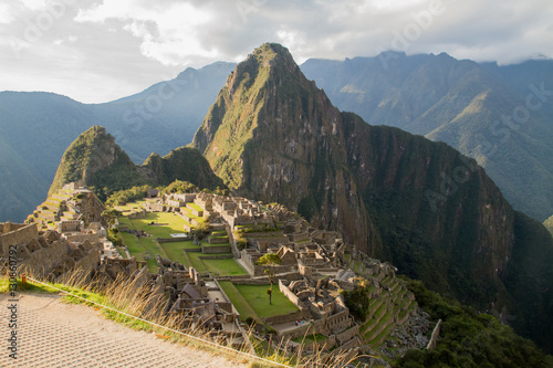 Machu Picchu, Peruvian Historical Sanctuary since 1981 and UNESCO World Heritage Site from 1983, one of the New Seven Wonders of the World in Machu Picchu, Peru on September 3rd, 2016