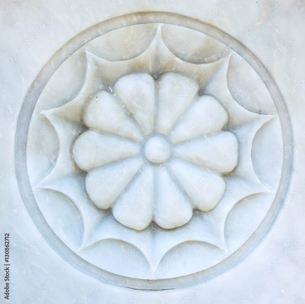 Marble carving beautiful flowers art background Marble carving beautiful flowers art background