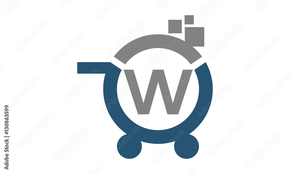 Shopping Online Initial W Shopping Online Initial W