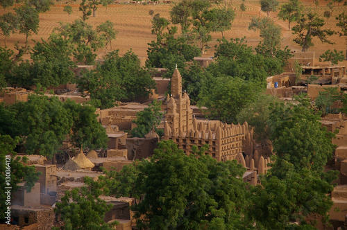 Teli village in  Dogon Country, Bandiagara, Mali - July, 2009