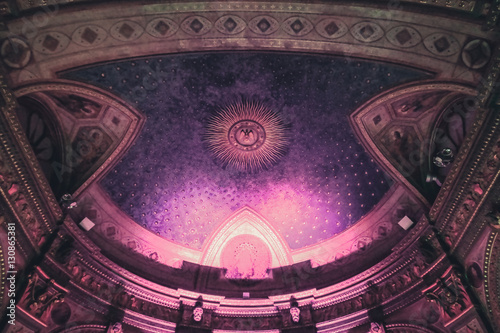 Creepy church and mystic led lights
