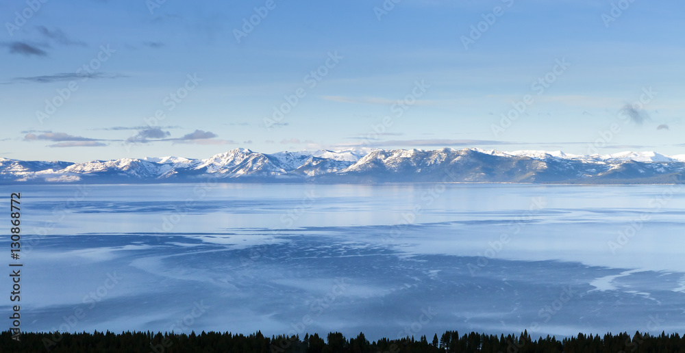 Lake Tahoe Winter Snow