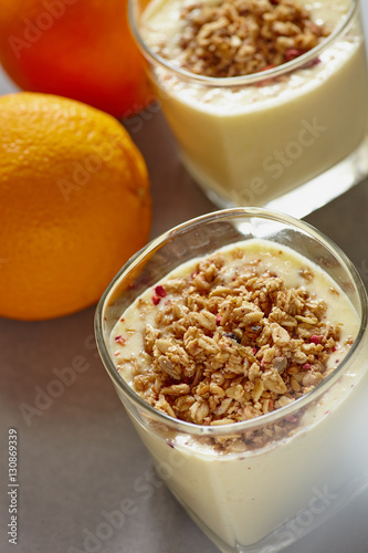 Fruit orange smoothie