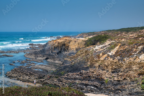 Atlantic ocean and beach in Portugal
