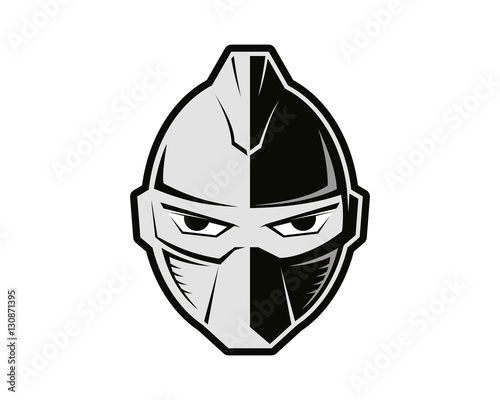 Free Download Ninja head mascot logo vector illustration - GFXLoad