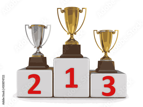 Rewarding. Image with clipping path