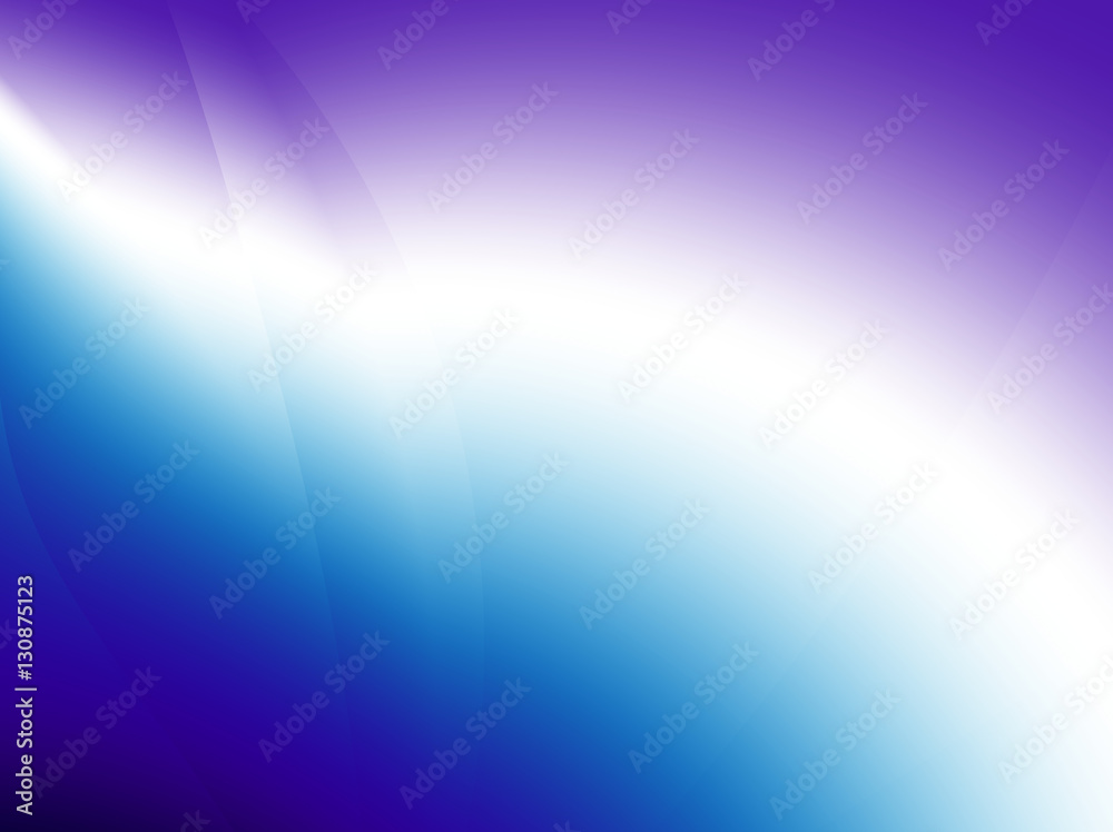 Beautiful shiny deep blue, purple / violet and white abstract fractal with thin lines breaking the gradient. Text space. For layouts, web design, leaflets, templates, skins, PC or phone backgrounds.