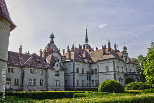 Schonborn hunting castle of the 19th century in the Ukrainian Carpathians