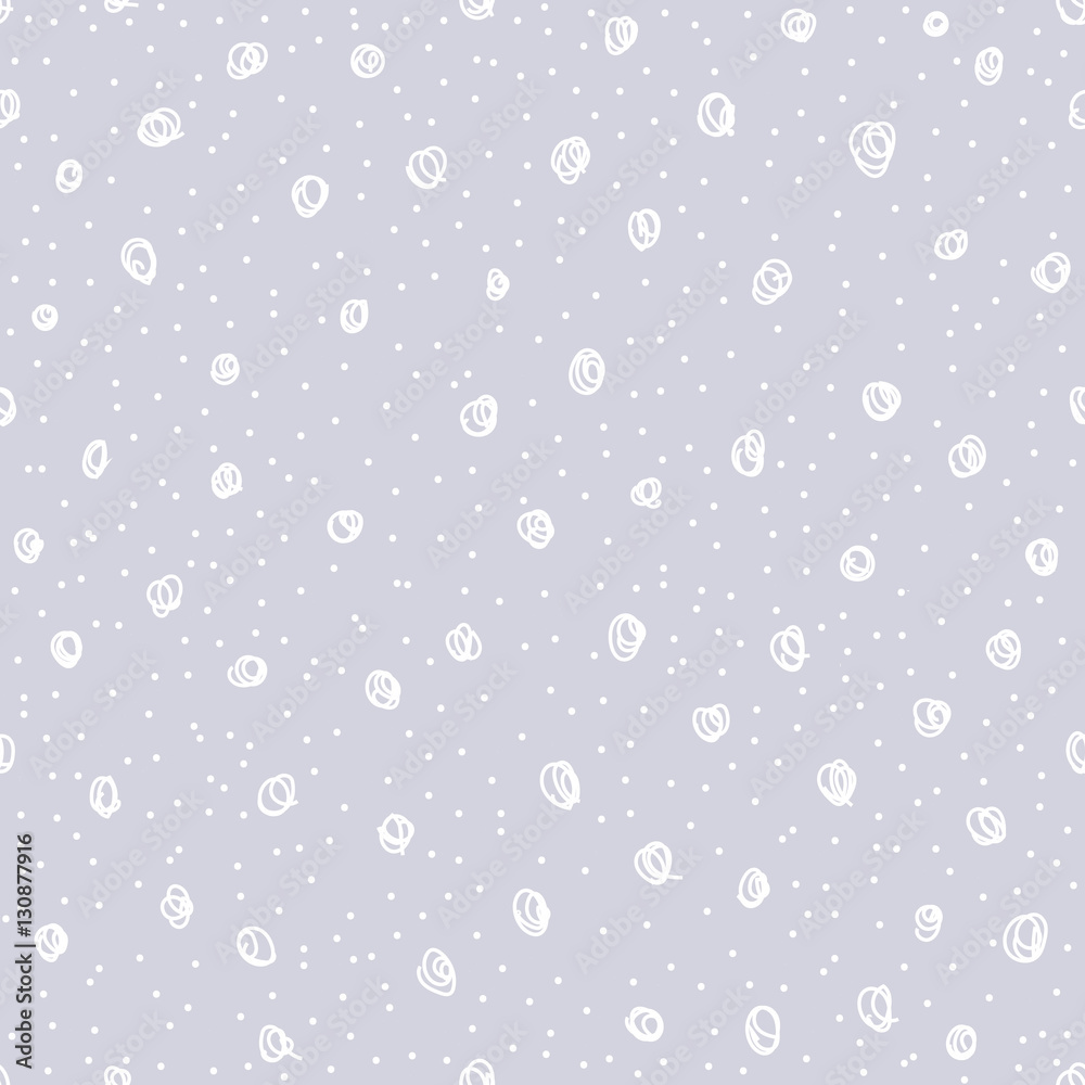 hand drawn ink seamless patterns. Simple vector scratchy texture
