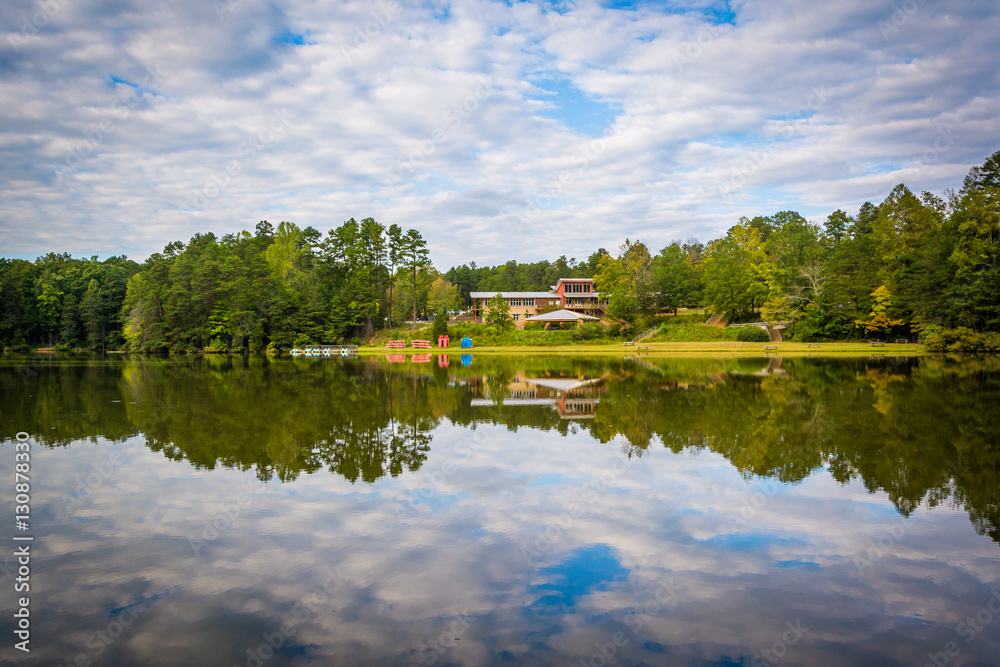 Beautiful reflections at Lake Norman State Park, North Carolina.