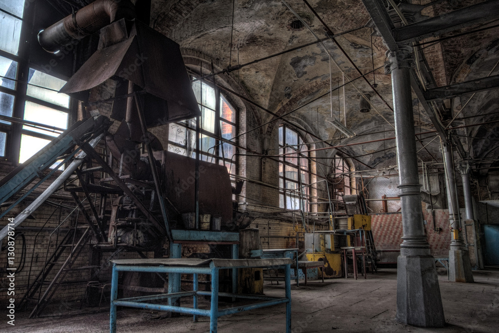 Abandoned meat processing plant  slaughterhouse Rosenau, Kaliningrad, Konigsberg